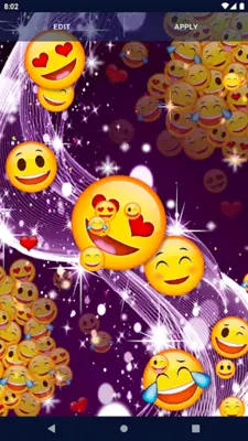 Emoji Wink Live Wallpaper android App screenshot 0