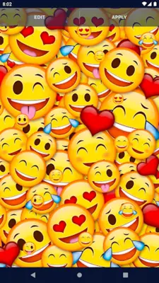 Emoji Wink Live Wallpaper android App screenshot 2